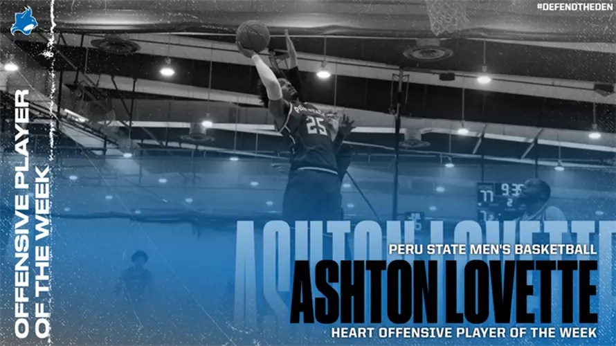 Peru State MBB Player Snares Offensive Player of the Week Honor Following Historic Win