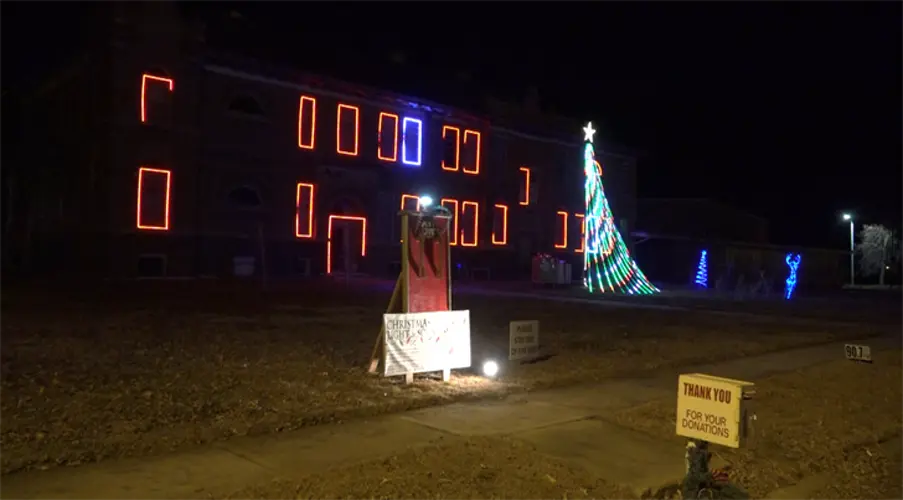 Christmas light show at old Chester school going on 15 years