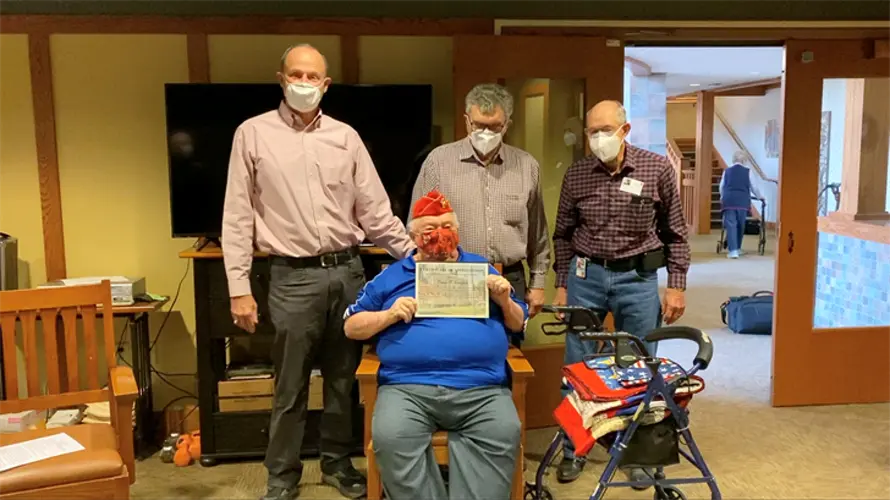 Marine veteran Dwain Compton honored as Veteran of the Month