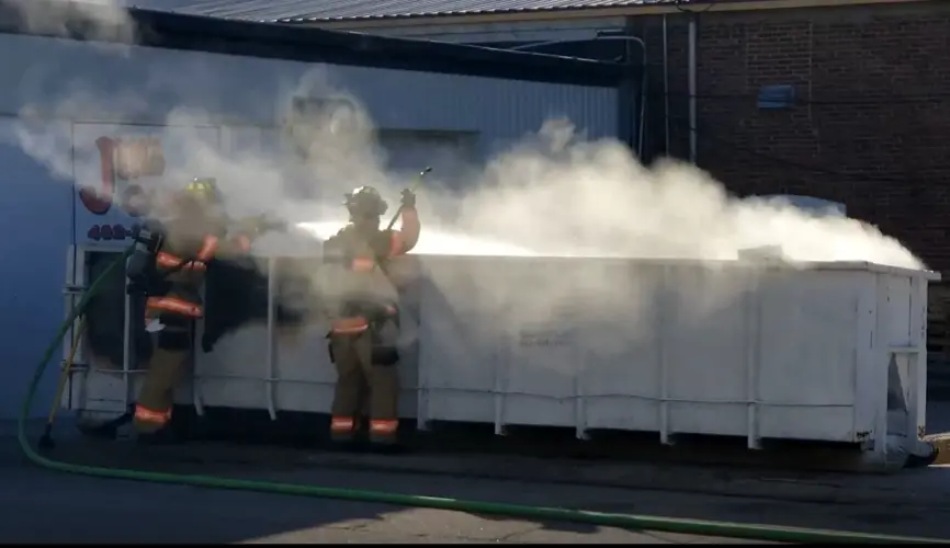 Beatrice Firefighters sent to downtown container fire