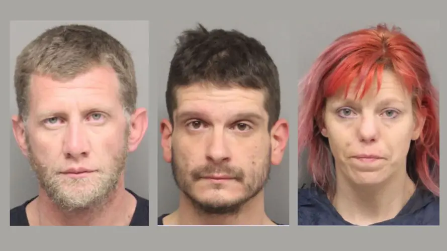 LPD: Security camera catches three people stealing copper from business' A/C unit