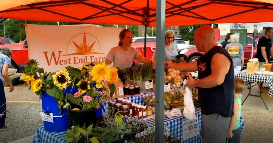 Local farmers market rolling along, this season