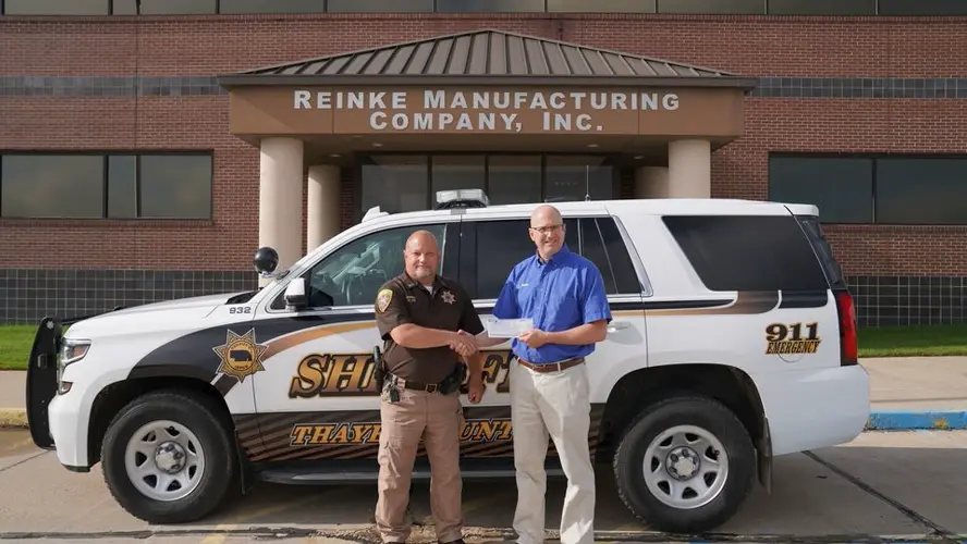 Deshler business donates to Thayer County Sheriff for K9 Unit