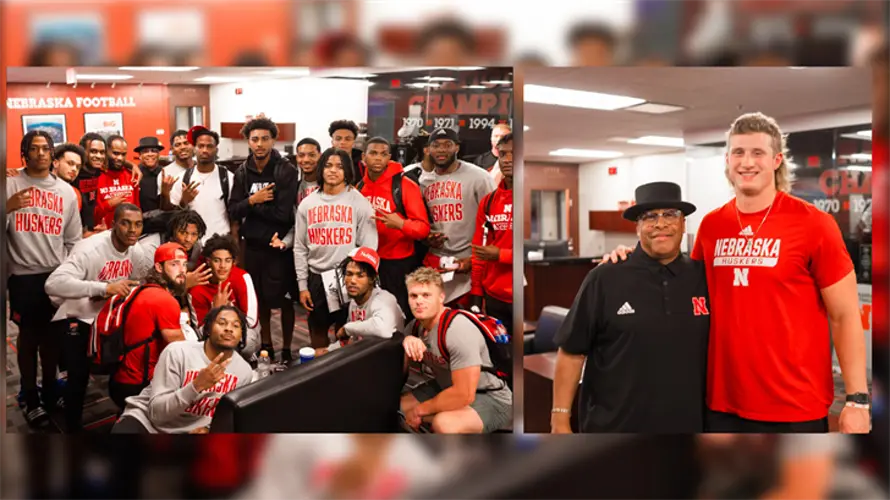 Former Husker football player delivers 'Look Like Somebody' message