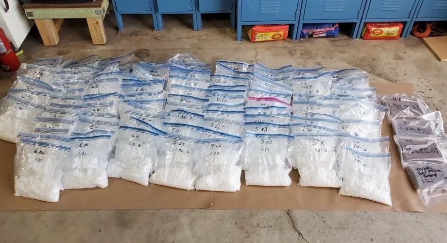 Four people arrested for meth, fentanyl after traffic stop