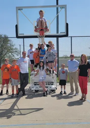 Investment firm's donation of sports equipment now in BPS