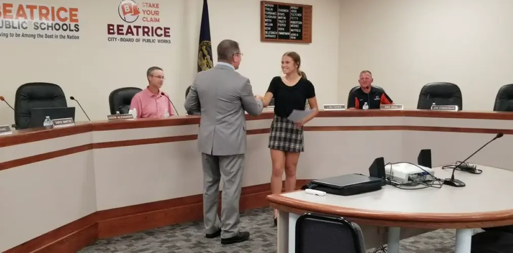 Beatrice School Board welcomes new student member