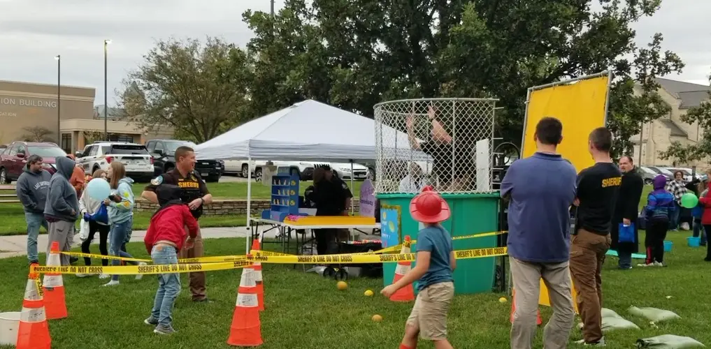 Community fun...and help for Beatrice Police and Fire