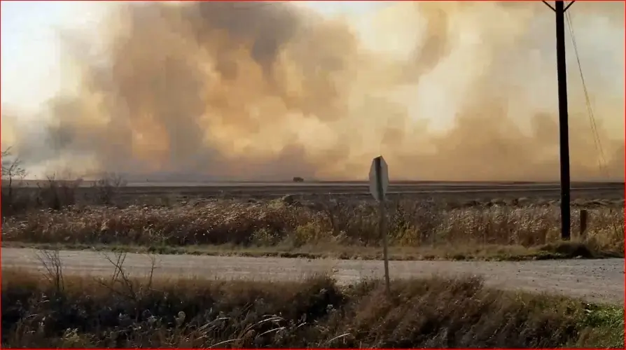 Rural fires torch hundreds of acres across three SE Nebraska Counties