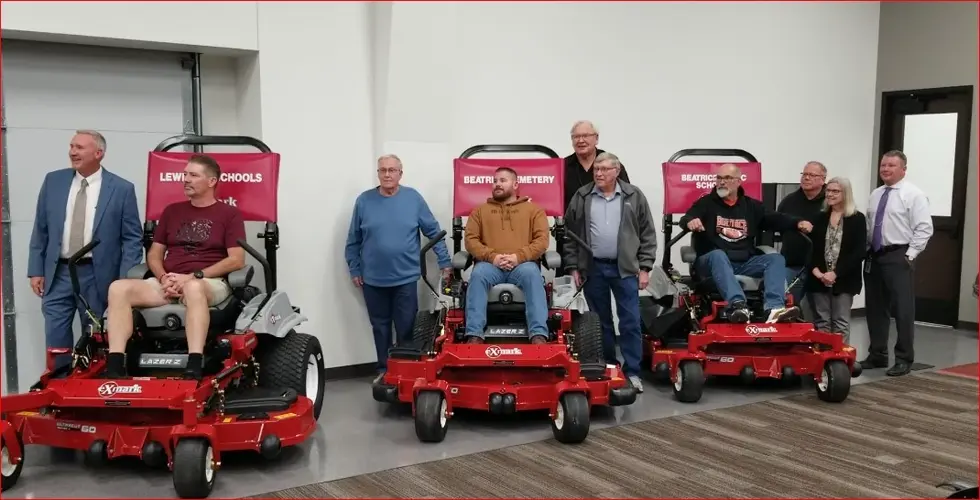 Exmark Manufacturing announces annual mower donations