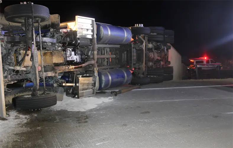 Multiple cows perish after cattle truck rolls in Thayer County