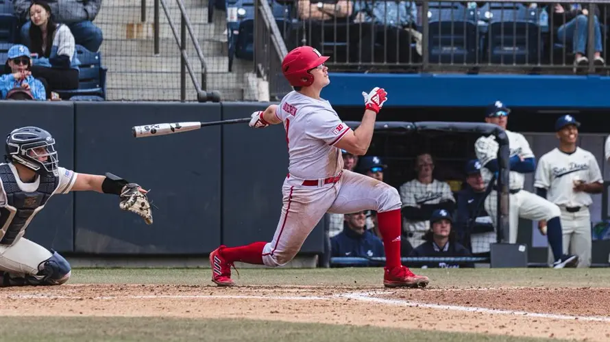 Huskers jump ahead early, fall in ninth