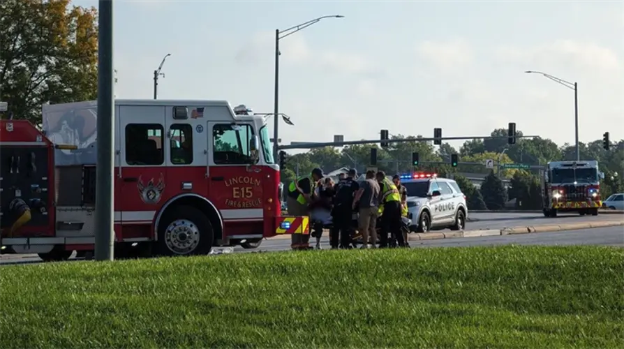 Motorcyclist in critical condition, truck driver cited in southeast Lincoln crash