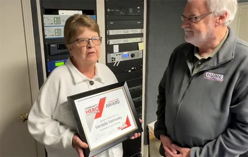 Verdella Vetrovsky honored with Medica Community Hero Award