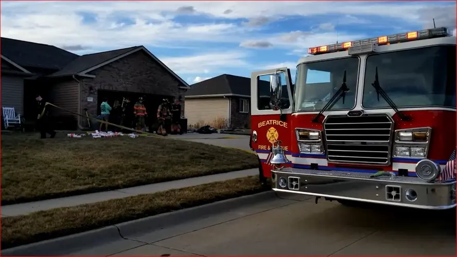 Grill explosion triggers fire, at Woodland Avenue home