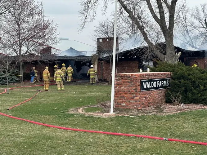 Fire Destroys Waldo Farms home, south of DeWitt