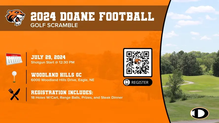 Doane football to host Golf Scramble, late July in Eagle, Nebraska