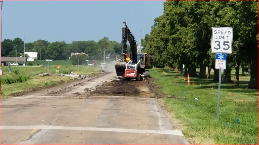 Lincoln Street reconstruction underway, in Beatrice
