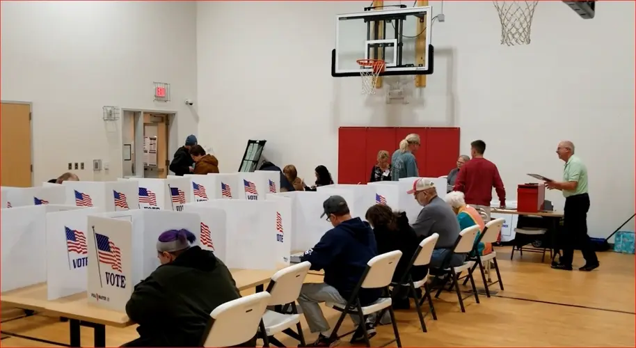 Voting activity solid, in Beatrice