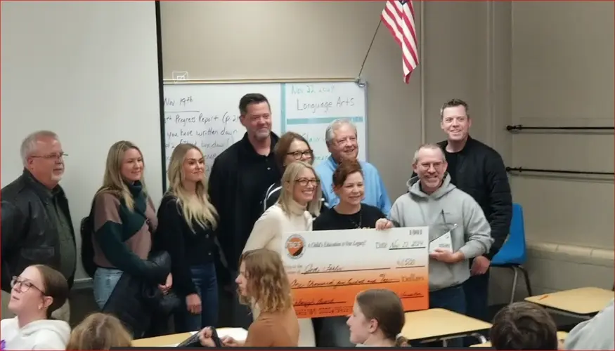 Beatrice Middle School language, writing instructor named Clabaugh Family award winner