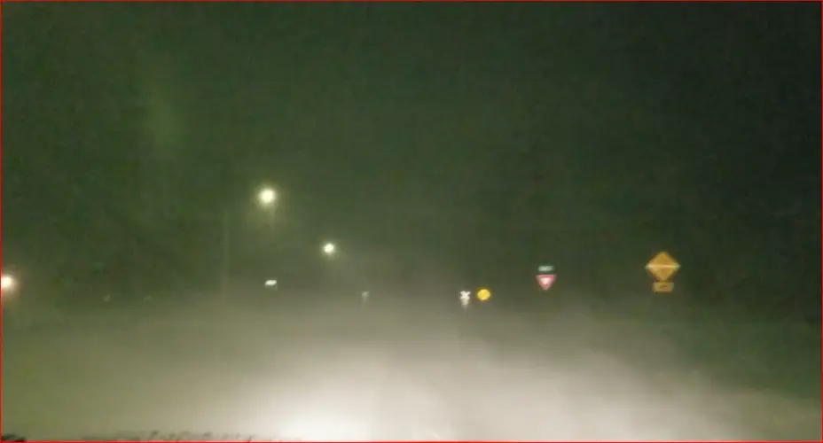 Awful night to be out....with several accidents, abandoned vehicles
