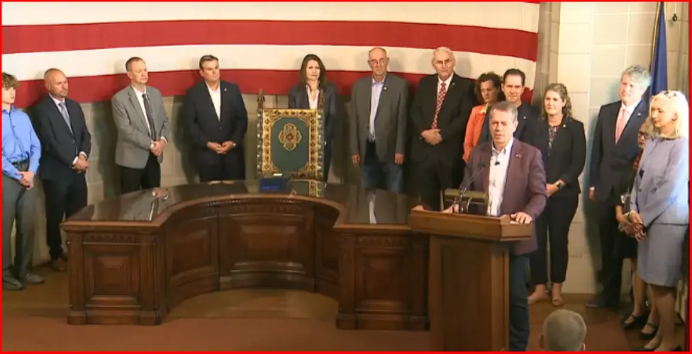 Nebraska Governor Jim Pillen lauds passage of bills to protect children