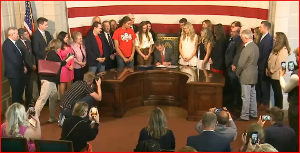 Governor Pillen holds news conference to sign Stand With Women Act