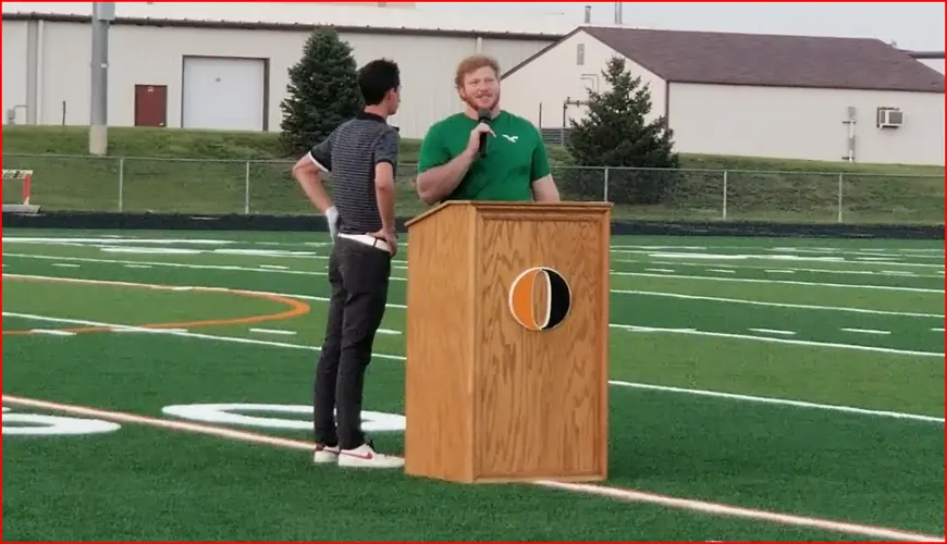 From Filley to Philadelphia...former BHS football star, now Eagles starting center, gets his name on field