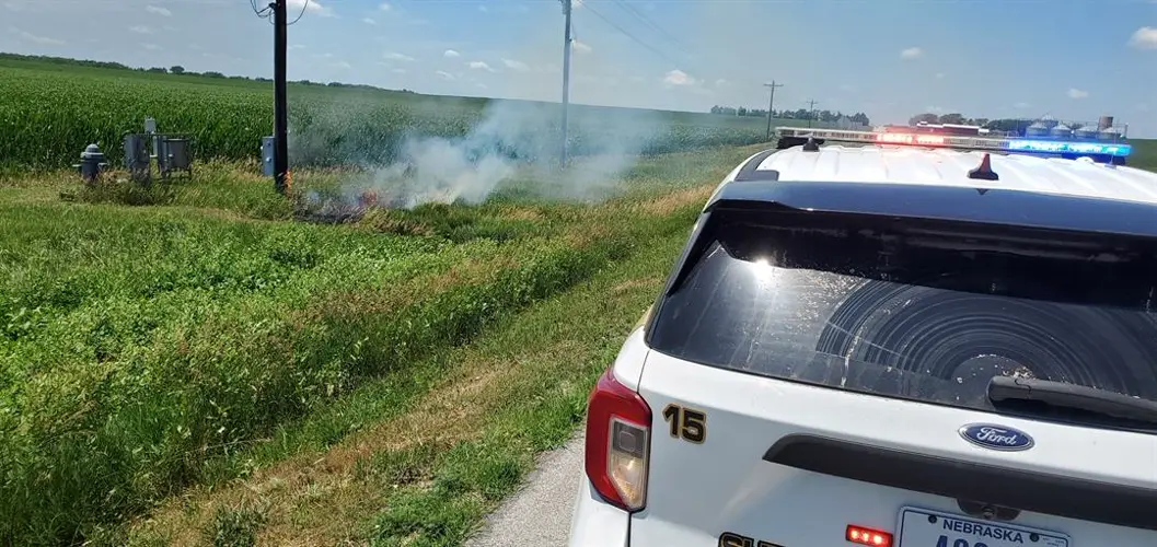 Beatrice Rural Fire responds to small grass fire, Friday afternoon