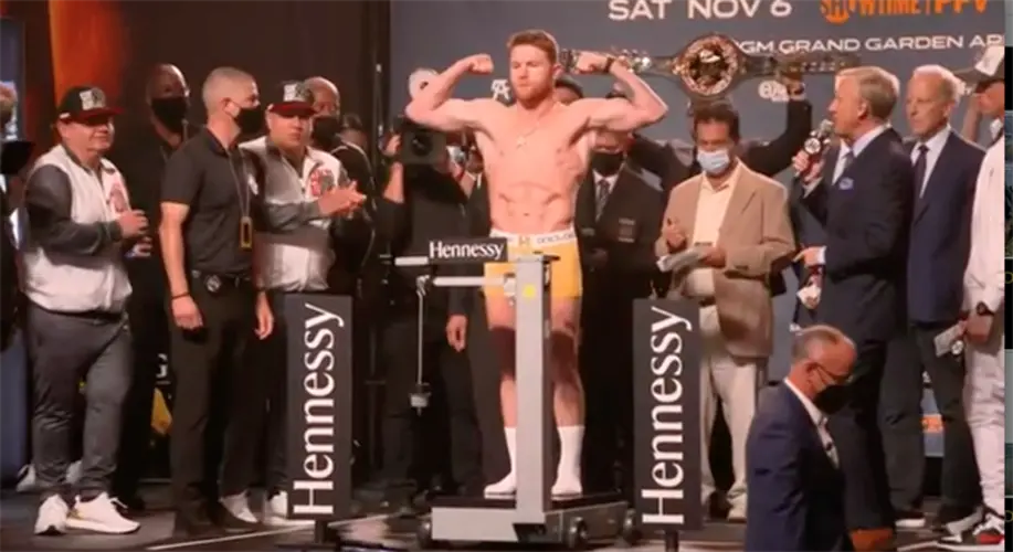 Todo listo para la pelea: Canelo vs. Plant