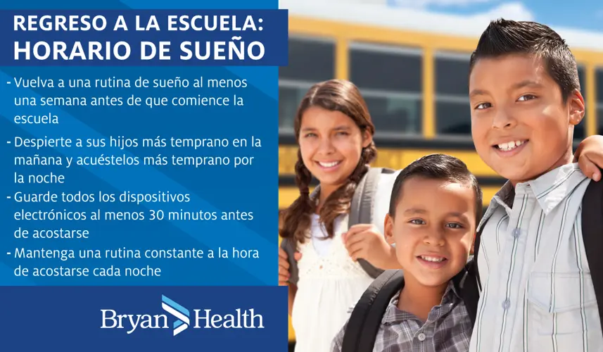 Entra en rutina con el regreso a clases