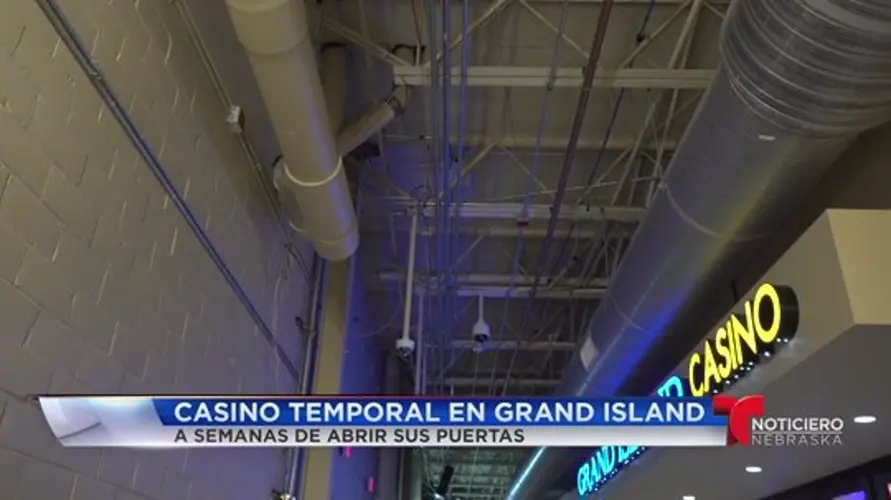 Casino temporal en Grand Island a semanas de abrir sus puertas