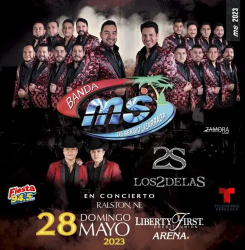Zamora Live presenta el concierto de Banda MS en Liberty First Arena