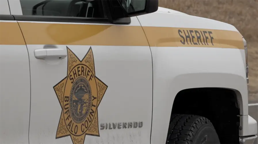 Ayudante del sheriff del condado de Buffalo involucrado en un accidente