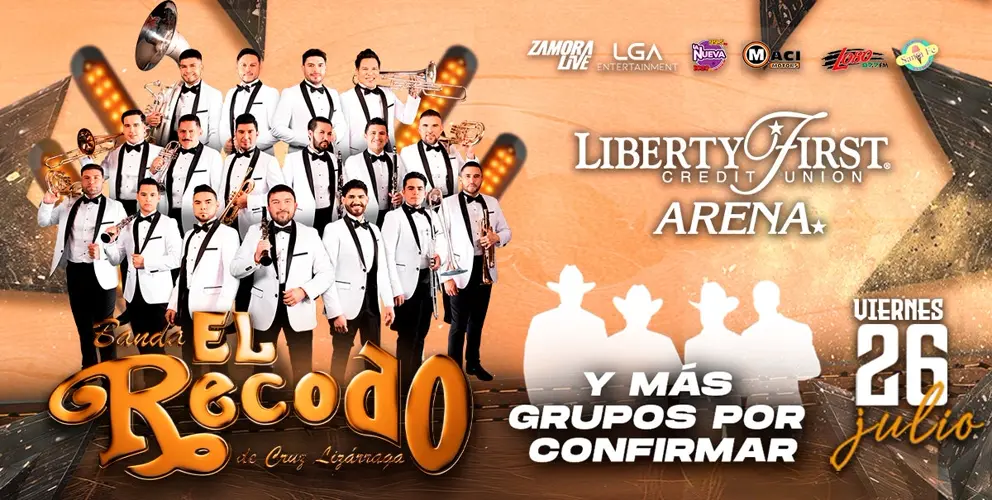 Gana boletos para Banda El Recodo el viernes 26 de Julio
