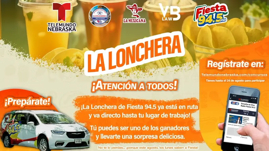 La Lonchera de Fiesta 94.5 llega hasta tu lugar de trabajo
