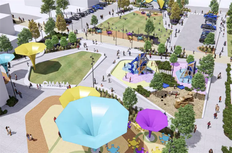 Nuevo espacio comunitario que se apodera oficialmente de la 'Plaza de la Raza' de Omaha