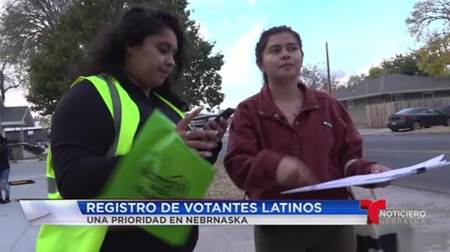 Esfuerzos para aumentar el registro de votantes latinos prioridad en Nebraska