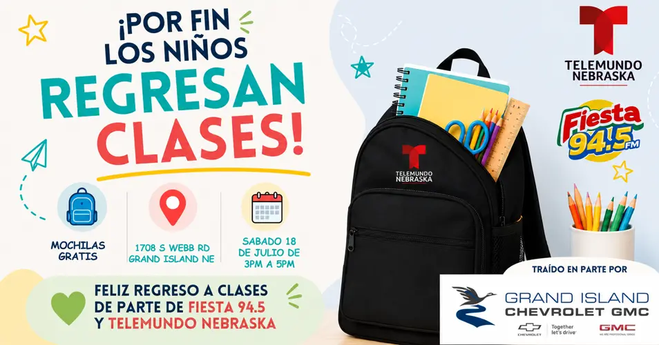 Remoto Regreso a Clases! en Grand Island Motor Company