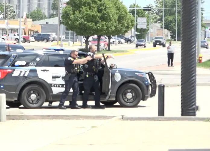 Two men removed from car at gunpoint in Kearney