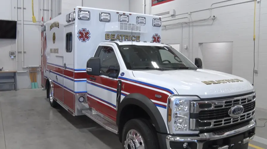 Beatrice Fire and Rescue receives new ambulance