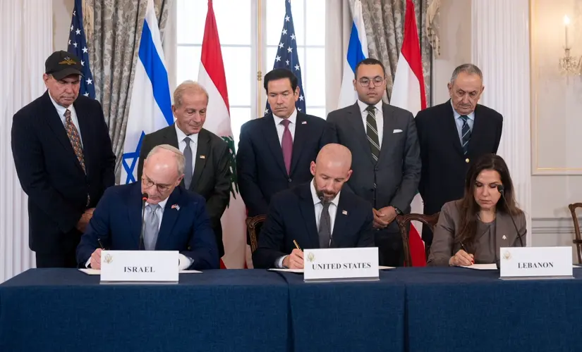 Israel and Lebanon sign framework agreement with US in 'first step' toward peace, Rubio says