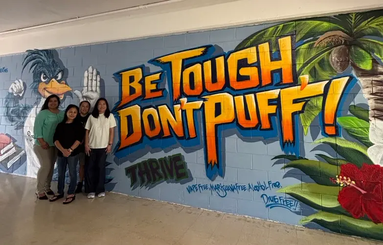 BMS mural teaches kids to make healthy choices