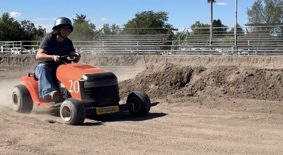 Kimball family hosts Second Annual Lawn Mower Races in honor of Gary Bowron