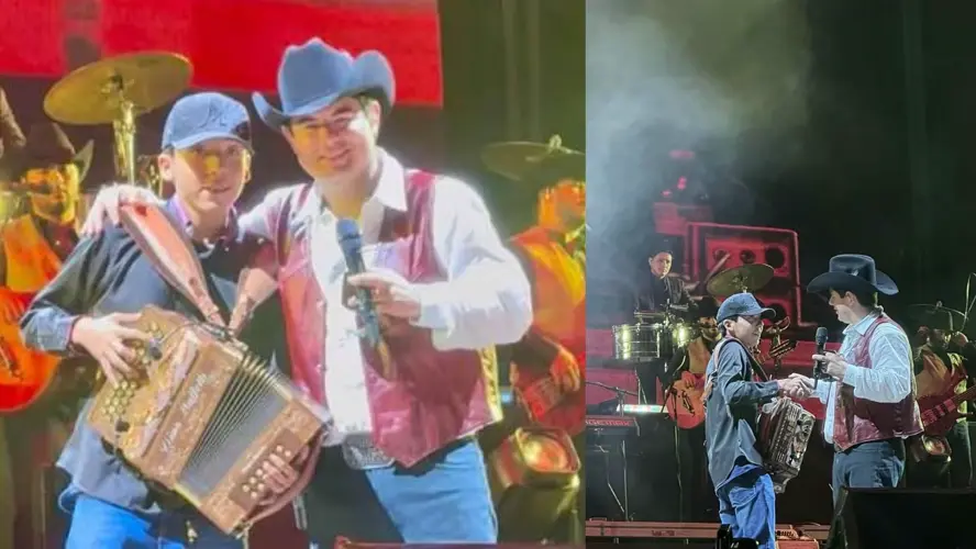 Alfredo Olivas sorprende a fan y lo invita a cantar en pleno concierto