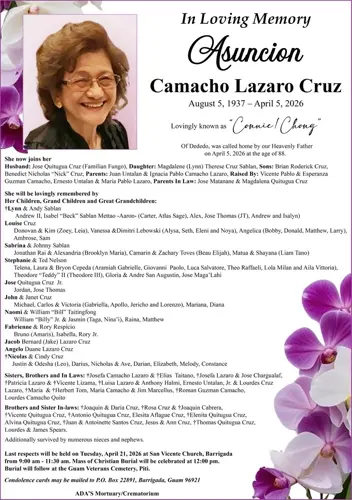 Asuncion Camacho Lazaro Cruz