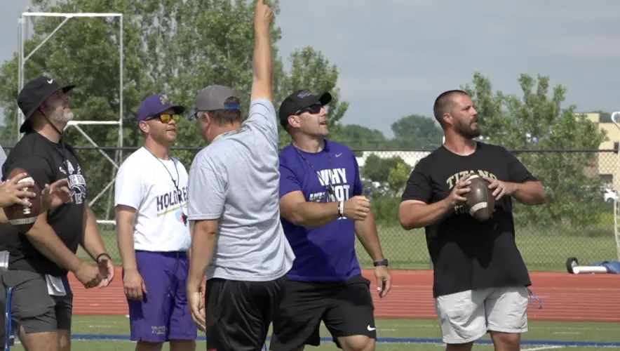 Nebraska coaches share ideas and build connections during Shrine Bowl week