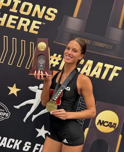 Sidney graduate Karsyn Leeling earns First-Team All-America honors with seventh-place finish at NCAA Indoor Championships