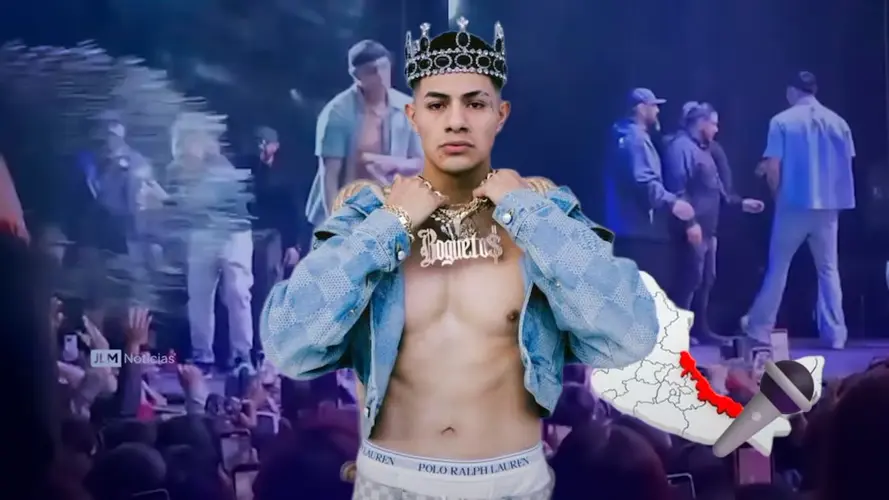 El Bogueto abandona concierto en Veracruz tras altercado con un espectador