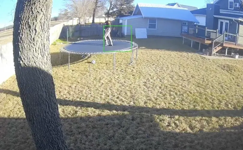 Buffalo County deputy jumps on trampoline